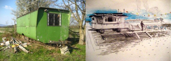 Előtte...                                      A tervek...