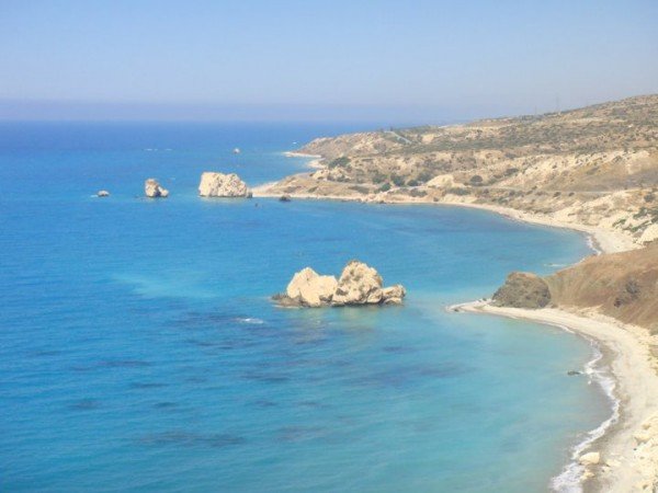 A mítosz szerint itt emelkedett ki Aphrodité a habokból