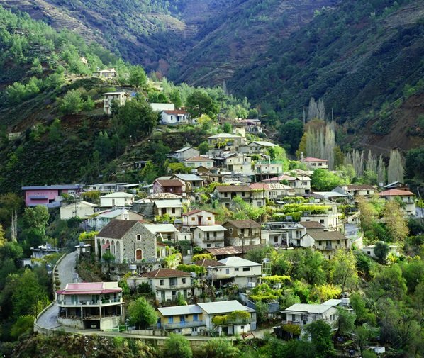 Ikos, egy aprócska falu a Troodos-hegységben