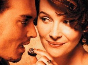 Juliette Binoche és Johnny Depp  chocolat